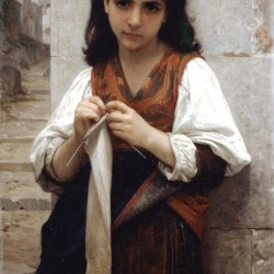 A young girl